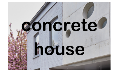 concrete house